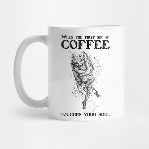 When coffee touches your soul - Black by Suztv